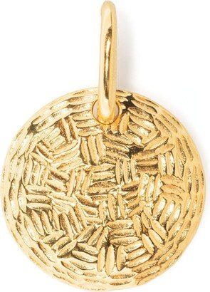 gold-plated Moneta charm