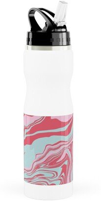 Photo Water Bottles: Marmor Stainless Steel Water Bottle With Straw, 25Oz, With Straw, Pink