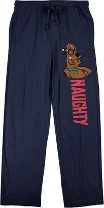 Naughty Men's Navy Sleep Pajama Pants-Medium