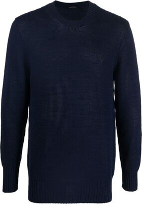 Fine-Knit Cotton Jumper