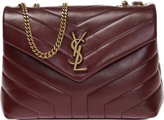 LOULOU' Shoulder Bag - Burgundy