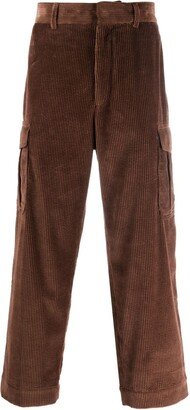 Cotton Corduroy Cropped Trousers