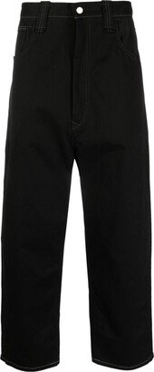 Levi's mid-rise cropped trousers