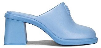 Soft Mules in Baby Blue