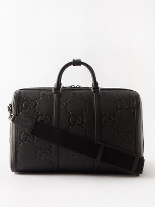 Jumbo Gg-debossed Leather Holdall