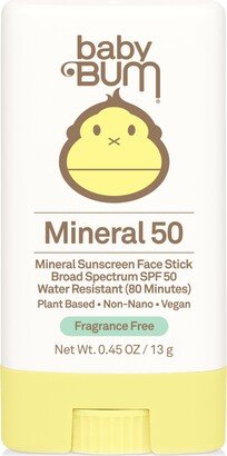 Baby Bum Spf 50 Mineral Sunscreen Face Stick, 0.45-oz.