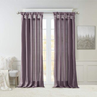 Gracie Mills Emilia Window Curtain Purple 50x108 Panel