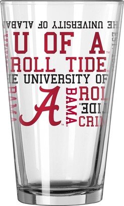 Alabama Crimson Tide 16 Oz Team Spirit Pint Glass