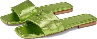 Portland (Lime Metallic Leather) Women's Shoes