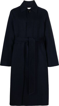 Single-Breasted Wool Coat-BF