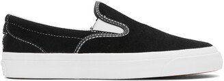 Black Suede One Star Slip-On Sneakers