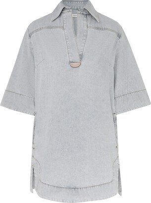 August Denim Tunic Dress