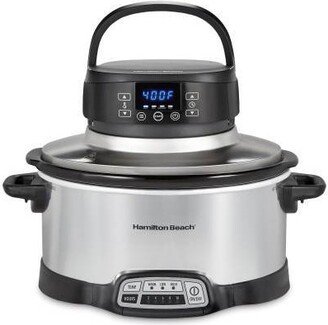 2-in-1 Air Fry Slow Cooker 6Qt 33061