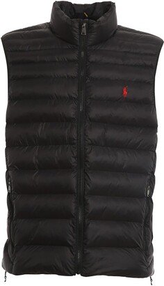 Pony Embroidered Padded Gilet