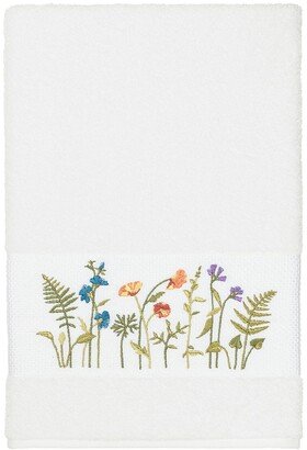 Serenity Embellished Bath Towel - White