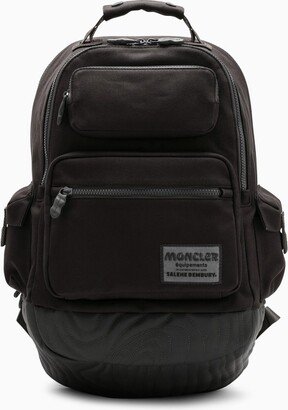 Moncler X Salehe Bembury Black canvas backpack