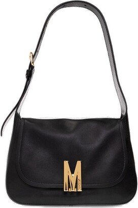 M Foldover-Top Hobo Bag