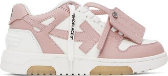 White & Pink Out Of Office Sneakers