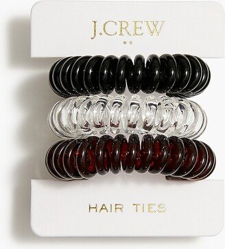 Women's Spiral Hair Ties Set-Of-Three