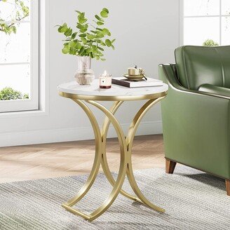 BLUEBELL Side Table Small C End Table Modern Round Coffee Table