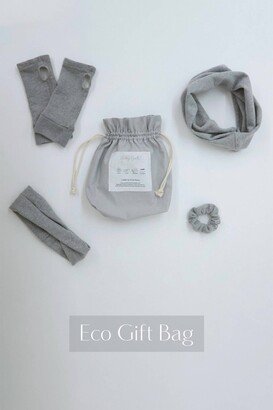 Grey State Eco Gift Bag In Light Eco Grey