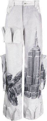 x JAKISCHRIST Angel Over the City jeans