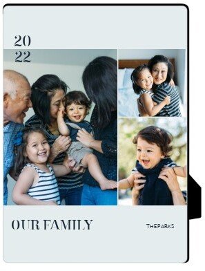 Desktop Plaques: Our Family Memories Desktop Plaque, Rectangle Ornament, 5X7, Gray