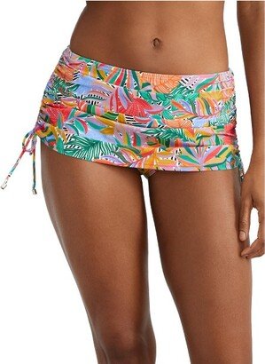 Birdsong Women's Wild Tropic Skirted Bikini Bottom - S20156-WITRP 3XL Wild Tropic