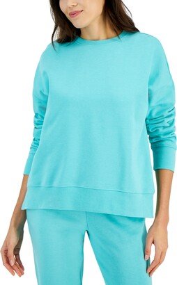 Id Ideology Women's Fleece Crewneck Sweatshirt, Created for Macy's