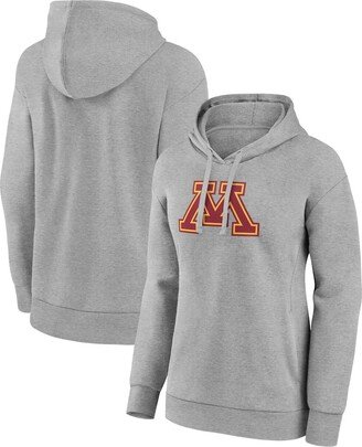 Women's Branded Gray Minnesota Golden Gophers Evergreen Pullover Hoodie