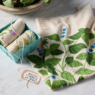 Neighborgoods Tea Towel Set, Herbs