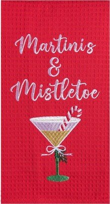 Martini's & Mistletoe Towel