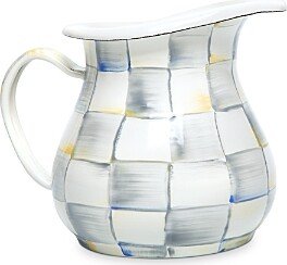 Mackenzie-Childs Sterling Check Creamer