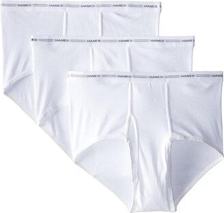 Men's Tagless White Briefs with ComfortFlex Waistband-Multiple Packs Available (3-pack White) Men's Underwear