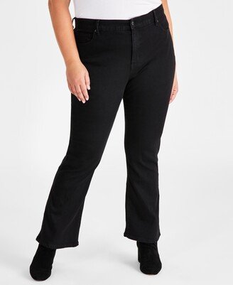 Style & Co Plus Size High-Rise Bootcut Jeans, Created for Macy's