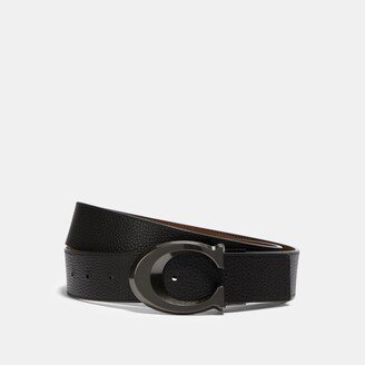 Signature Buckle Cut To Size Reversible Belt, 38 Mm