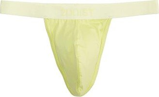 Sliq Y-Back Thong (Sunny Lime) Men's Underwear