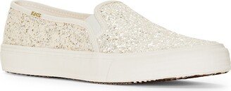 Double Decker Glitter Slip-On Sneaker