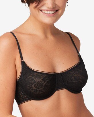 Pure Comfort Stretch Lace Demi Underwire Bra DM202C