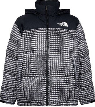 x The North Face Nuptse stud-print jacket