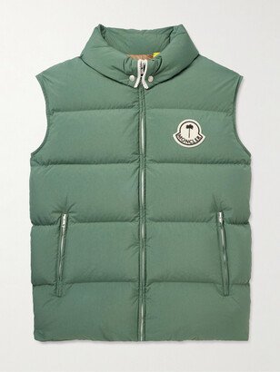 Palm Angels Rodmar Logo-Appliquéd Quilted Shell Down Gilet