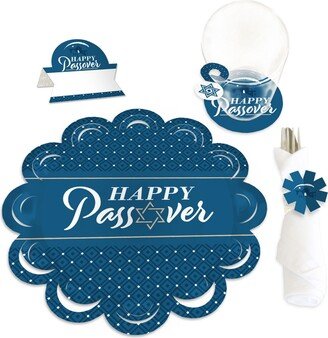 Big Dot Of Happiness Happy Passover Pesach Jewish Holiday Party Chargerific Kit Place Setting for 8