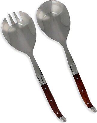 French Home Laguiole 2-Piece Connoisseur Rosewood Salad Servers