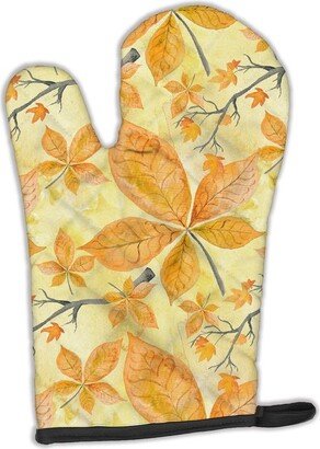 Fall Leaves and Branches Oven Mitt