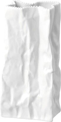22cm Paper-Bag Porcelain Vase