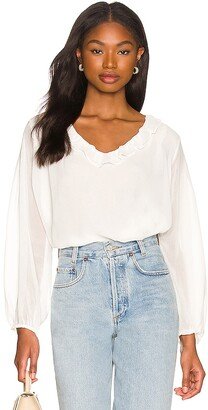 Ruffle Neck Blouse