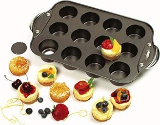 Nonstick Mini Cheesecake Pan with Handles, 12 count