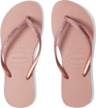 Slim Sparkle II Flip Flop Sandal (Crocus Rose/Golden Blush) Women's Shoes