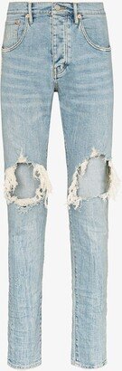 P002 Blowout Tapered Jeans