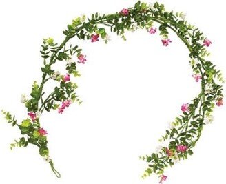 Pink & White Flower Garland - 48.00 in.